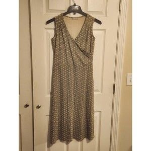 The Territory Ahead Green & White Floral Sleeveless Dress Sz 4